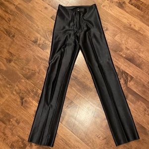 Vintage Frederick’s of Hollywood Nylon Black High-Waisted Pants